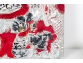 Dan Lynch (American [SC], 1930-2019) Mixed Media On Canvas, Abstract In Red