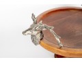 Object D'art Elk Head Pedestal Stand & Bowl