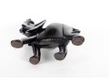 African Ebony Wood Carved Elephant Figure