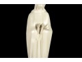Decorative White Porcelain Madonna — Signed 1964