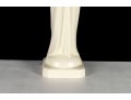 Decorative White Porcelain Madonna — Signed 1964