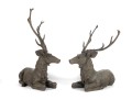 Two Decorative Resin Elk