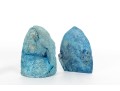 Brazillian Blue Agate Geode Slice/Bookend