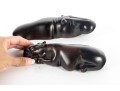Two Ebony Wood Hippopotamus Carvings