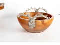 Object D'art Elk Head Pedestal Stand & Bowl