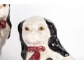 Vintage Ceramic Staffordshire Spaniel Dogs