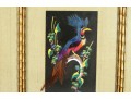 Four Chinese Feather Framed Art Panels