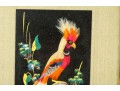 Four Chinese Feather Framed Art Panels