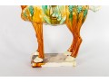 Chinese Tang Horse Glazed Pottery 