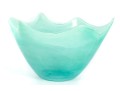 Seafoam Blue Freeform Swirl Vase
