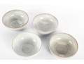 J.B. Cole (American [NC] B. 1869) White Glazed Bowls