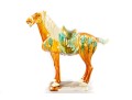 Chinese Tang Horse Glazed Pottery 