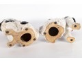 Vintage Ceramic Staffordshire Spaniel Dogs