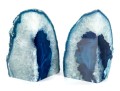 Brazillian Blue Agate Geode Slice/Bookend