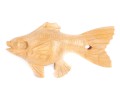 Hand-Carved Wooden Fish Sculpture
