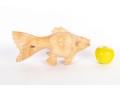 Hand-Carved Wooden Fish Sculpture