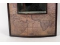 Vertical Wall Mirror With Map Frame