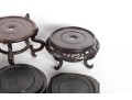 Collection Of Asian Wood Plant Stands (Varying Sizes)