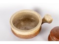 Pair Of Studio Pottery Stoneware Soup Bowls