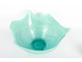 Seafoam Blue Freeform Swirl Vase