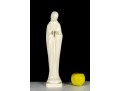 Decorative White Porcelain Madonna — Signed 1964