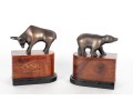 Brass Animal (Bear/Bull) Bookends 