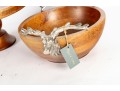 Object D'art Elk Head Pedestal Stand & Bowl