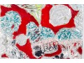 Dan Lynch (American [SC], 1930-2019) Mixed Media On Canvas, Abstract In Red