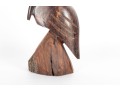Wood Carved Pelican Sculpture 