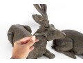Two Decorative Resin Elk