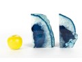 Brazillian Blue Agate Geode Slice/Bookend