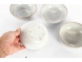 J.B. Cole (American [NC] B. 1869) White Glazed Bowls