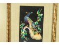 Four Chinese Feather Framed Art Panels
