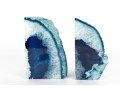 Brazillian Blue Agate Geode Slice/Bookend