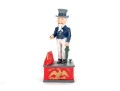 Uncle Sam Cast Iron Mechanical Bank Reproduction