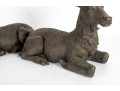 Two Decorative Resin Elk