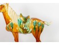 Chinese Tang Horse Glazed Pottery 