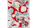 Dan Lynch (American [SC], 1930-2019) Mixed Media On Canvas, Abstract In Red
