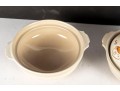 Pair Of Japanese Ceramic Donabe Hot Pots With Lids