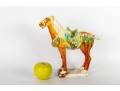 Chinese Tang Horse Glazed Pottery 