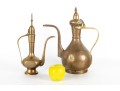Pair Of Brass Middle Eastern Ewers