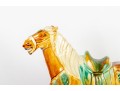 Chinese Tang Horse Glazed Pottery 