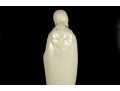 Decorative White Porcelain Madonna — Signed 1964
