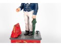 Uncle Sam Cast Iron Mechanical Bank Reproduction