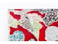 Dan Lynch (American [SC], 1930-2019) Mixed Media On Canvas, Abstract In Red
