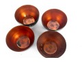 Set Of Four Japanese Lacquerware Bowls