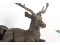 Two Decorative Resin Elk