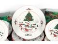 Kopin “Christmas Pleasure” Porcelain Holiday Dinnerware Set