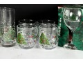 Kopin “Christmas Pleasure” Glassware Set With Wine Glasses