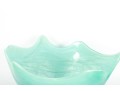 Seafoam Blue Freeform Swirl Vase